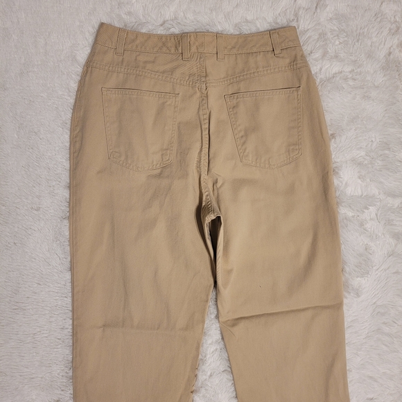 Vintage Talbots Khaki Straight Leg Jeans/Work Pants/Career Pants Size 12 - Picture 9 of 14
